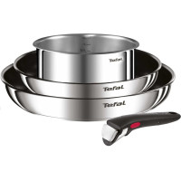 Набір посуду Tefal Ingenio Cook Eat, 4предмети, нержавіюча сталь, бакеліт, сталевий