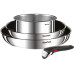 Набір посуду Tefal Ingenio Cook Eat, 4предмети, нержавіюча сталь, бакеліт, сталевий