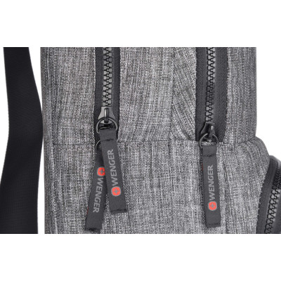 Рюкзак-слинг, Wenger Console Cross Body Bag, серый Рюкзак-слинг, Wenger Console Cross Body Bag, серый