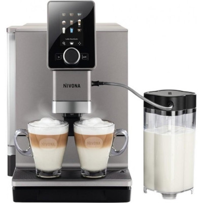 Кофемашина NIVONA CafeRomatica 2.2л, зерно+молотый, автомат.капучинатор, авторецептов - 9, серебристый
