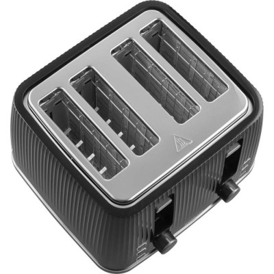 Тостер Sencor 1860Вт, підігрів, розморожування, 4 слоти, пластик, чорний