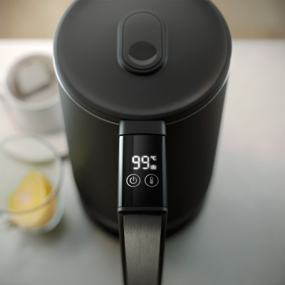 Philips Електрочайник Series 7000, Strix, з подвійними стінками, 6 темп.реж, чорний