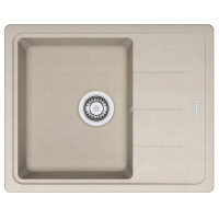 Мийка кухонна Franke Basis, фраграніт, прямокутник, з крилом, 620х500х200мм, чаша - 1, накладна, BFG 611-62, сахара Мийка кухонна Franke Basis, фраграніт, прямокутник, з крилом, 620х500х200мм, чаша - 1, накладна, BFG 611-62, сахара