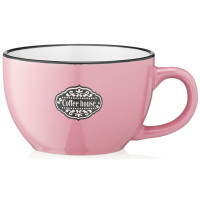 ARDESTO Чашка Floerino, 480 мл, рожева, кераміка