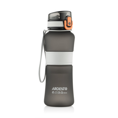 Пляшка для води ARDESTO Balance 650мл, пластик, чорний Пляшка для води ARDESTO Balance 650мл, пластик, чорний