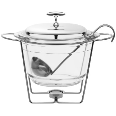 Марміт ARDESTO Black Mars 3800мл, скло, нержавіюча сталь, кругла, прозорий