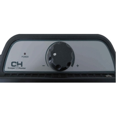Конвектор Cooper&Hunter, 15м2, 1000Вт, механическое управление, закрытый нагревательный элемент, IP24, черный