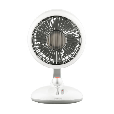 Вентилятор ARDESTO AviaFan FT-F3600W настільний, 12см, акумулятор, підсвічування, USB-A Type-C, білий