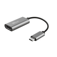 Адаптер Trust Dalyx USB-C > HDMI, 0.2м, Алюминий, черный (23774_TRUST)