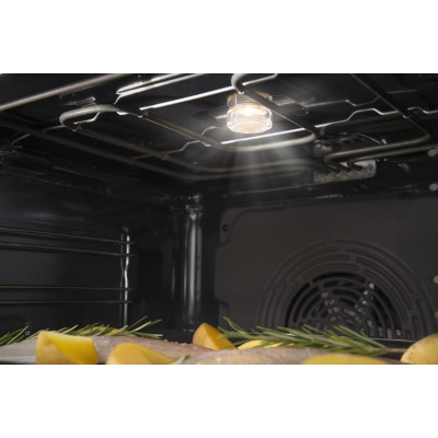 Духова шафа Gorenje електрична, 77л, A+, дисплей, макс.темп.- 300, IconLed, чорний