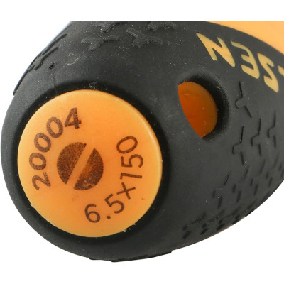 Викрутка Tolsen Ерго плоска, SL6.5x100мм, сталь CrV