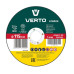 Диск відрізний Verto по металу 115х1.0х22.2мм, прямий Диск відрізний Verto по металу 115х1.0х22.2мм, прямий