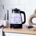 Електрочайник Russell Hobbs Hourglass 1.7л, скло, підсвічування, чорно-сріблястий