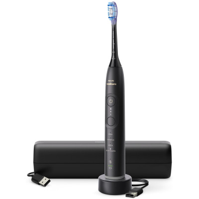 Щітка зубна електр. Philips, Sonicare 7100 Series, 62т. колив/хв, насадок-1, футляр, чорний