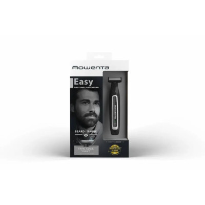Тример Rowenta Forever Sharp, для бороди і вусів, мережа+акум., роторний мотор, насадок-3, сталь, чорний Тример Rowenta Forever Sharp, для бороди і вусів, мережа+акум., роторний мотор, насадок-3, сталь, чорний