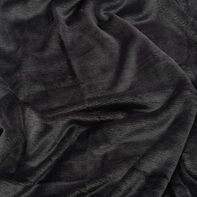 Плед ARDESTO Flannel, 200x220см, 100% поліестер, темно-сірий