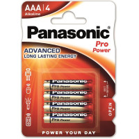 Батарейка Panasonic PRO POWER  лужна AAA блістер, 4 шт.
