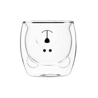 ARDESTO Набір чашок Animals з подвійними стінками 250 мл, 2 шт, боросилікатне скло ARDESTO Набір чашок Animals з подвійними стінками 250 мл, 2 шт, боросилікатне скло