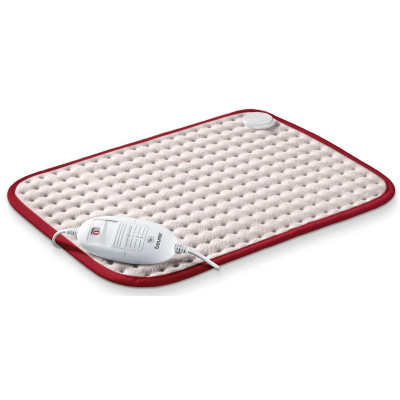 Електрогрілка Beurer, від мережі, 33х44см, 100Вт, 3 режими, авт. вимкн. через 90хв, мікроволокно, біло-червоний Електрогрілка Beurer, від мережі, 33х44см, 100Вт, 3 режими, авт. вимкн. через 90хв, мікроволокно, біло-червоний