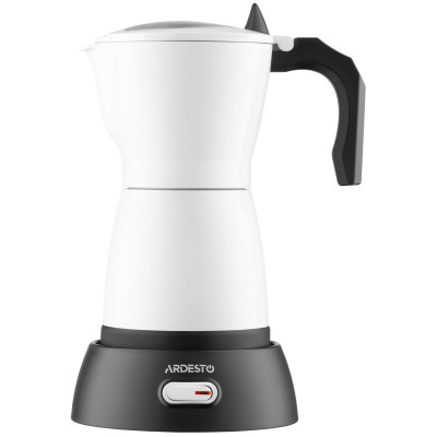Кавоварка Ardesto електрична гейзерна  0.3л, мелена, білий Кавоварка Ardesto електрична гейзерна  0.3л, мелена, білий