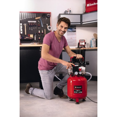 Компресор повітряний Einhell TE-AC 24 Silent, 750Вт, 24л, 135л/хв, 8бар
