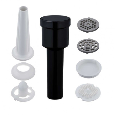 Мясорубка Panasonic, 1700Вт, 3кг/мин, 3 решетки, насадка для колбас, пластик, черный