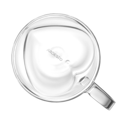 Набір чашок з ручками і подвійними стінками Ardesto, 330мл, 2шт, боросилікатне скло, прозорий (AR2633BHL) Набір чашок з ручками і подвійними стінками Ardesto, 330мл, 2шт, боросилікатне скло, прозорий (AR2633BHL)