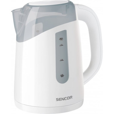 Електрочайник Sencor 1.7л, Strix, пластик, білий