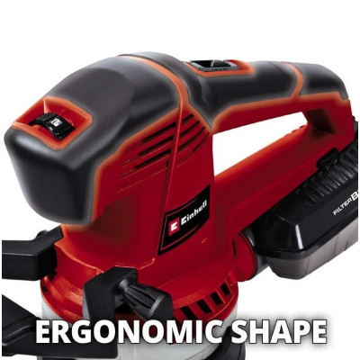 Шліфмашина ексцентрикова Einhell TE-RS 40 E400Вт 125мм 12000-24000кол/хв 1.87кг Шліфмашина ексцентрикова Einhell TE-RS 40 E400Вт 125мм 12000-24000кол/хв 1.87кг