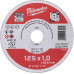 Диск відрізний Milwaukee по металу, 125х1х22.2мм
