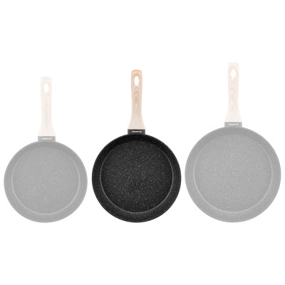 ARDESTO Сковорідка Midori 26 см, чорний мармур, алюміній ARDESTO Сковорідка Midori 26 см, чорний мармур, алюміній