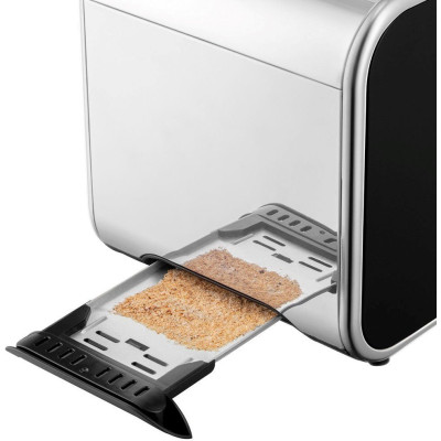 Тостер Russell Hobbs Distinctions 2-Slice 1670Вт, підігрів, розморожування, пластик, чорний