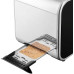 Тостер Russell Hobbs Distinctions 2-Slice 1670Вт, підігрів, розморожування, пластик, чорний