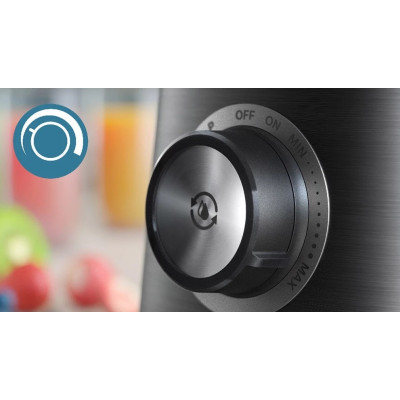 Philips Блендер стаціонарний Series 5000, 1200Вт, чаша-2000мл, скло, склянка в комплекті, чорний Philips Блендер стаціонарний Series 5000, 1200Вт, чаша-2000мл, скло, склянка в комплекті, чорний