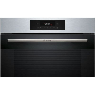 Духова шафа Bosch електрична, 76л, A, дисплей, конвекція, телескопічні направляючі (2 рівня), soft closing, нержавіюча сталь