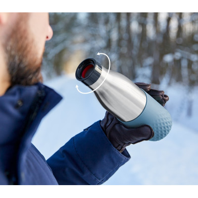 Tefal Термопляшка Bludrop soft touch, 500мл, нержавіюча сталь, синій