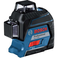 Нівелір лазерний Bosch Professional GLL 3-80 до 30м ±0.3мм/м червоний промінь з приймачем 120м 0.82кг