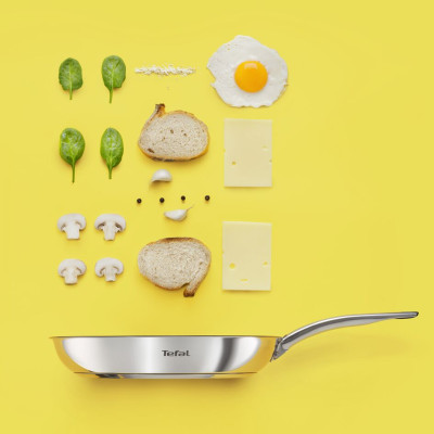 Сковорода Tefal Intuition, 24 cм, нержавіюча сталь Сковорода Tefal Intuition, 24 cм, нержавіюча сталь