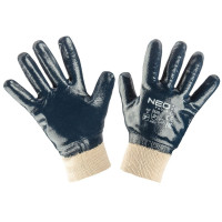Рукавички робочі Neo Tools, нітрилове покриття, бавовна, р.9, синій Рукавички робочі Neo Tools, нітрилове покриття, бавовна, р.9, синій