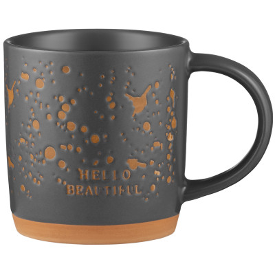 Чашка ARDESTO Alda, 365мл, керамика, серый