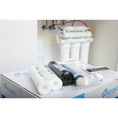 Фільтр зворотного осмосу Ecosoft Standard 5-50, мембрана 50gpd, кран капля Фільтр зворотного осмосу Ecosoft Standard 5-50, мембрана 50gpd, кран капля