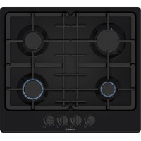 Варильна поверхня Bosch газова, 60см, чавун, чорний Варильна поверхня Bosch газова, 60см, чавун, чорний