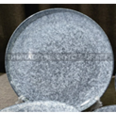 ARDESTO Тарілка десертна Loreto, 19см, порцеляна, сірий ARDESTO Тарілка десертна Loreto, 19см, порцеляна, сірий