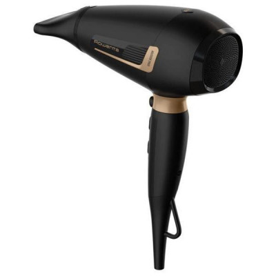 Фен Rowenta Pro Expert, 2200Вт, 3 режими, іоніз-я, дифузор, 2 концентратора, хол. обдув, чорний