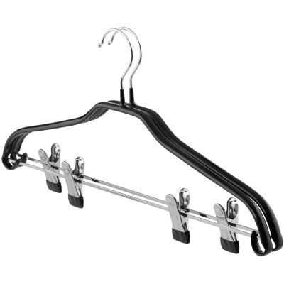 Набір вішаків з прищіпками ARDESTO 42см, 2шт, метал, ПВХ, чорний