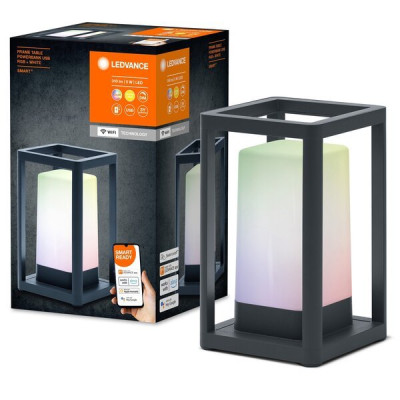 LEDVANCE Світильник розумний SMART WI-FI OUTDOOR TABLEFRAME POWERBANK RGBW, 5W, USB, 270Lm, 5200 mAh,Wi-Fi, чорний LEDVANCE Світильник розумний SMART WI-FI OUTDOOR TABLEFRAME POWERBANK RGBW, 5W, USB, 270Lm, 5200 mAh,Wi-Fi, чорний