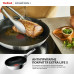 Сковорода Tefal Emotion+, 20см, нержавіюча сталь, бакеліт, чорний Сковорода Tefal Emotion+, 20см, нержавіюча сталь, бакеліт, чорний