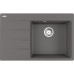 Мийка кухонна Franke Centro, фраграніт, прямокутник, з крилом, 780х500х200мм, чаша - 1, врізна, CNG 611-78 TL , сірий камінь