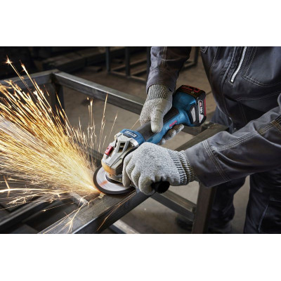 Шліфмашина кутова акумуляторна Bosch Professional GWS 18V-8 125мм 18В 1x4А·год 0-11000об/хв 1.6кг кейс ЗП GAL 18V-40