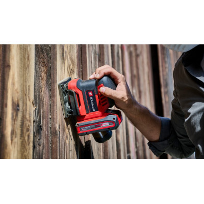 Einhell Шліфмашина вібраційна акумуляторна TE-OS 18/113 Li - Solo 18, 113х101мм 1.04кг без АКБ і ЗП